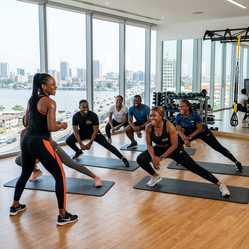 Corporate wellness class